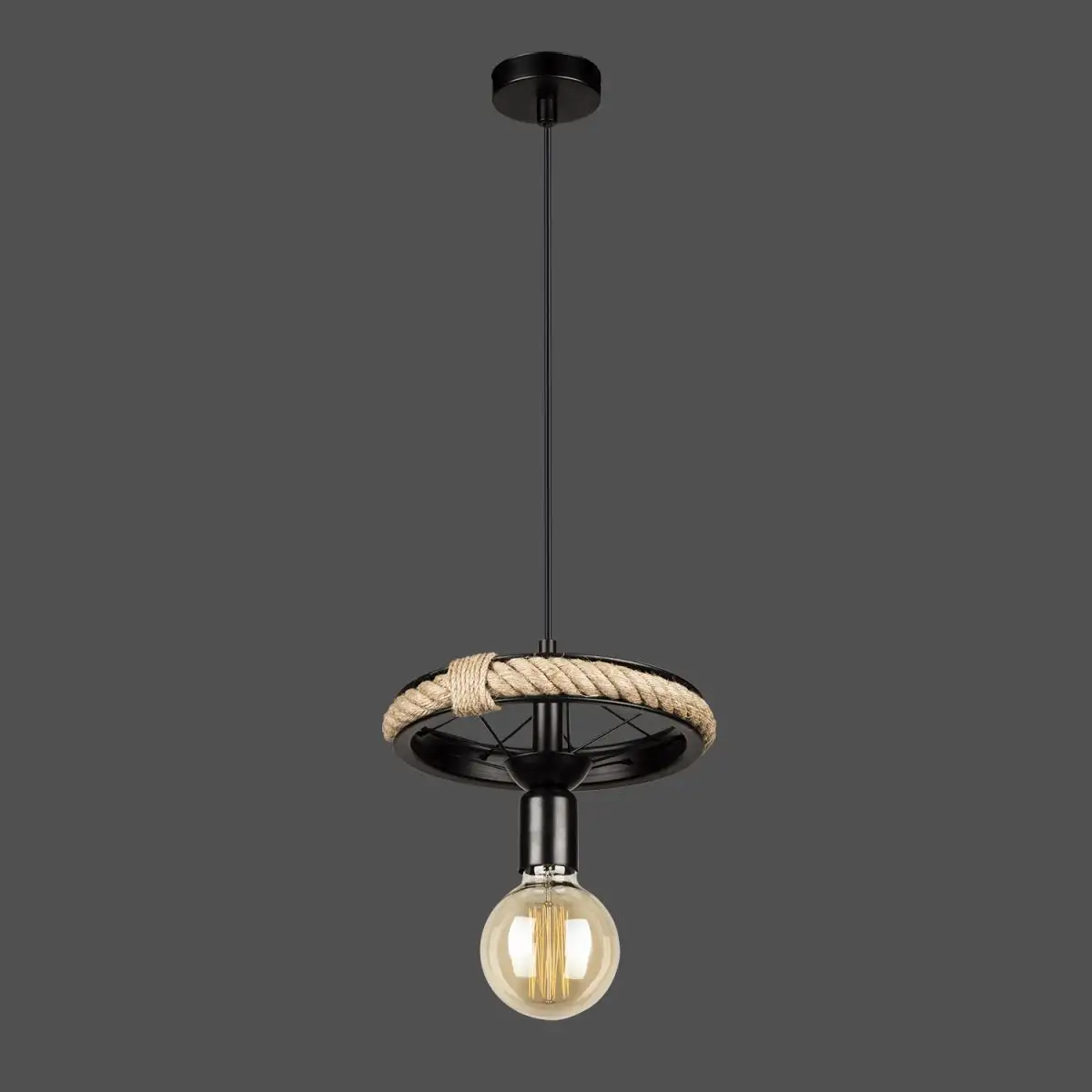 Lustra  negru homs ro11438